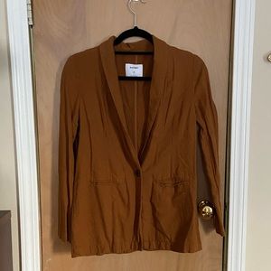Old Navy camel linen blazer